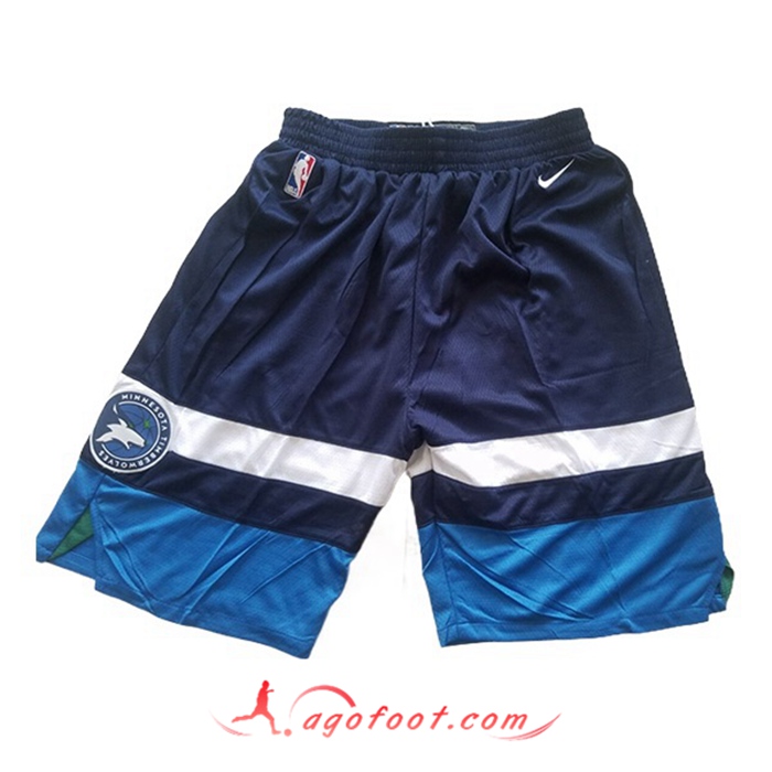 Shorts NBA Minnesota Timberwolves Bleu Foncé