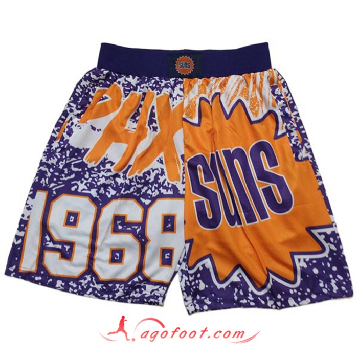Shorts NBA Phoenix Suns Pourpre