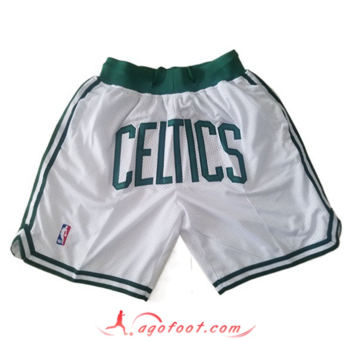 Shorts NBA Boston Celtics Blanc