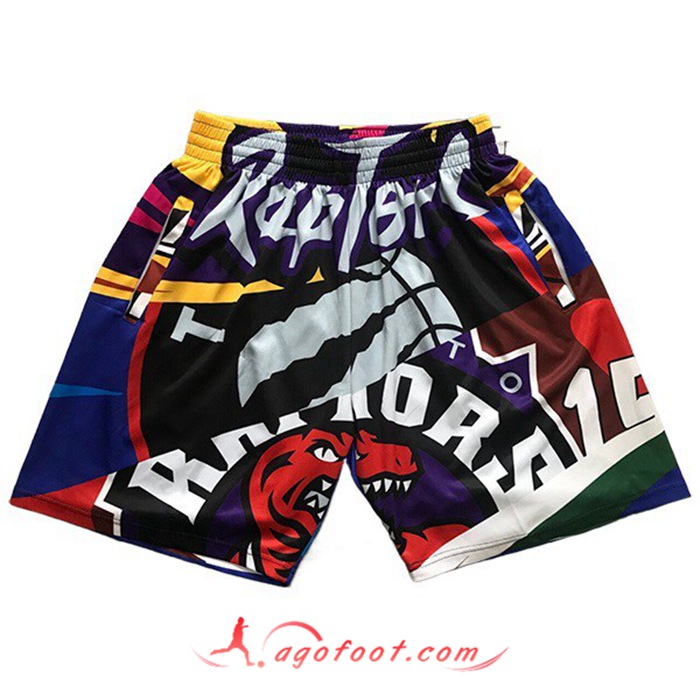 Shorts NBA Toronto Raptors Pourpre/Noir