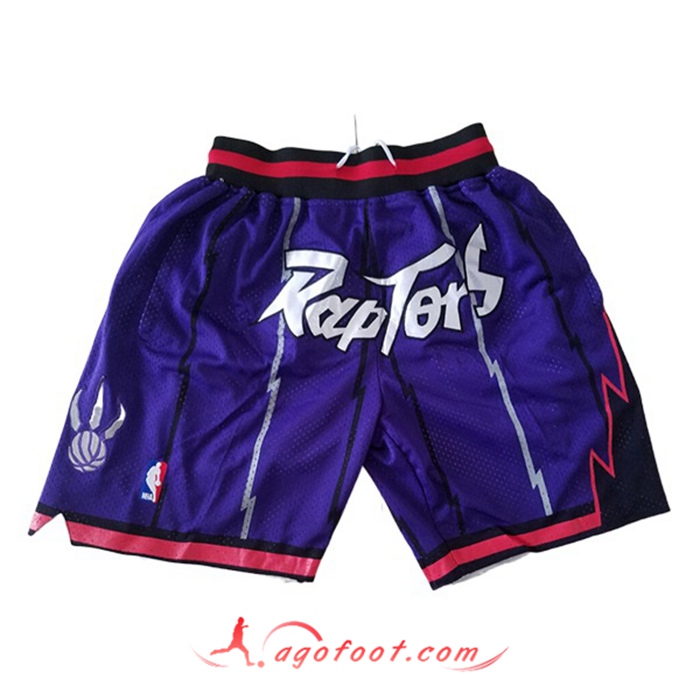 Shorts NBA Toronto Raptors Pourpre