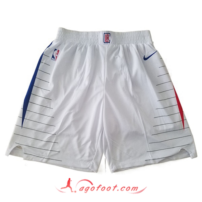 Shorts NBA Los Angeles Clippers Blanc