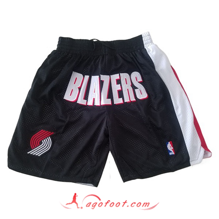 Shorts NBA Portland Trail Blazers Noir