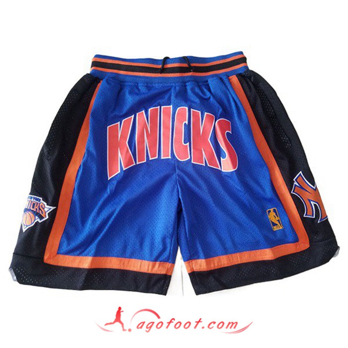 Shorts NBA New York Knicks Bleu