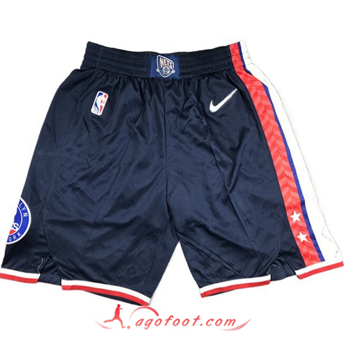 Shorts NBA Brooklyn Nets Bleu Foncé