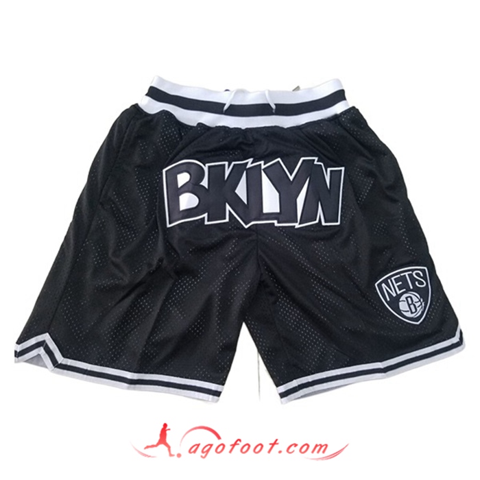 Shorts NBA Brooklyn Nets Noir
