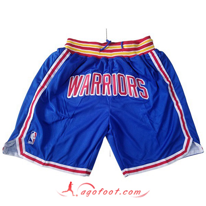 Shorts NBA Golden State Warriors Bleu