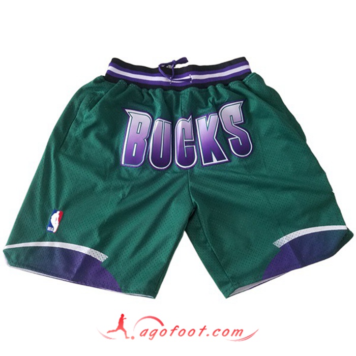 Shorts NBA Milwaukee Bucks Vert