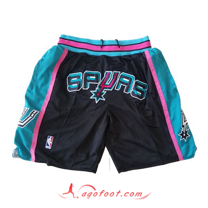 Shorts NBA San Antonio Spurs Noir