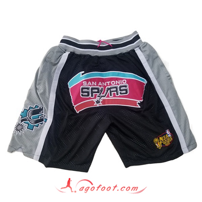 Shorts NBA San Antonio Spurs Noir