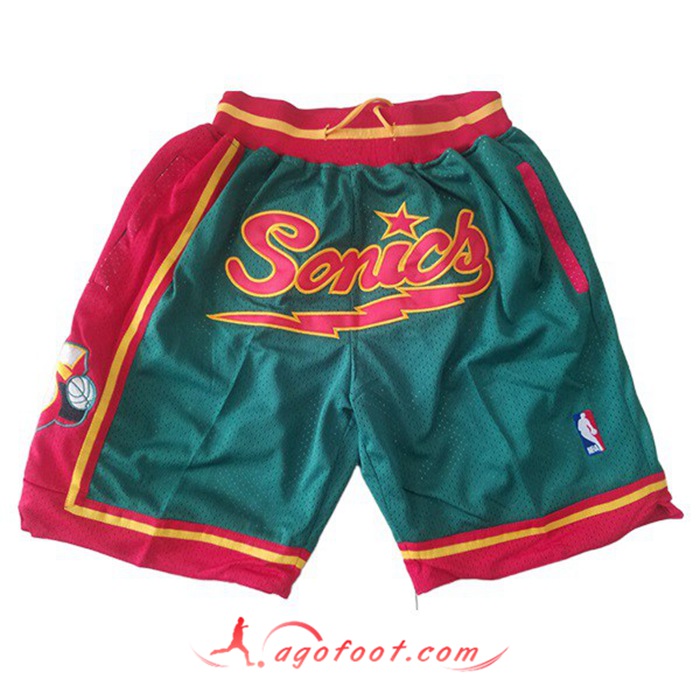 Shorts NBA Seattle Supersonics Vert