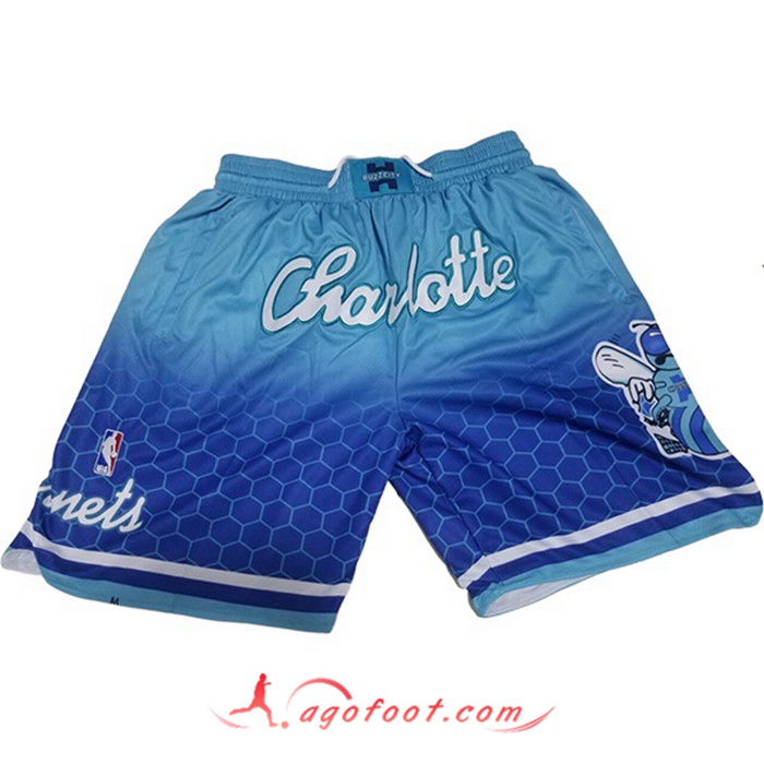 Shorts NBA Charlotte Hornets Bleu