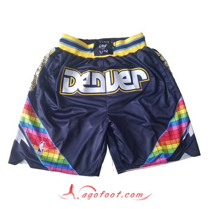 Shorts NBA Denver Nuggets Pourpre