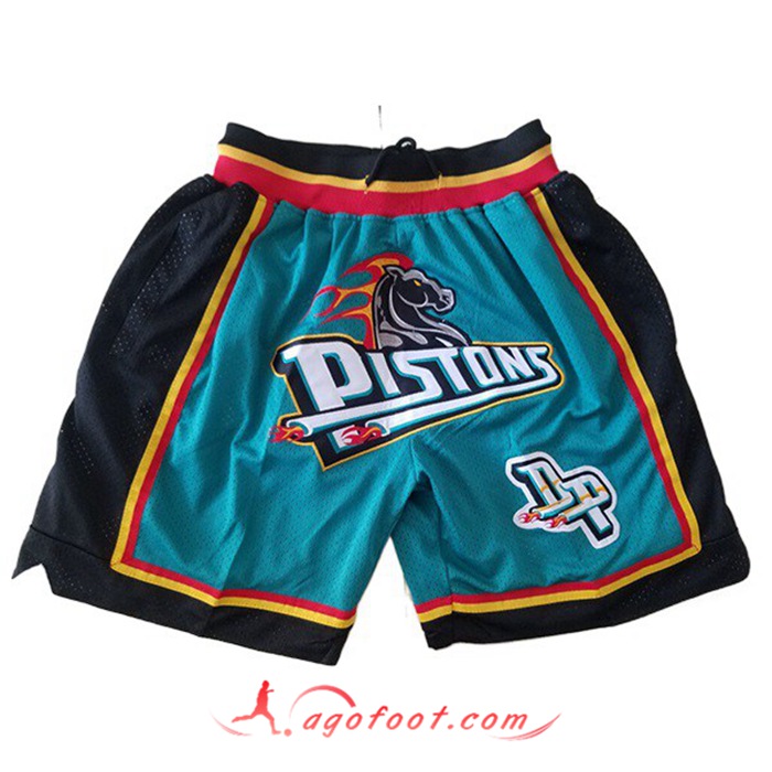 Shorts NBA Detroit Pistons Vert