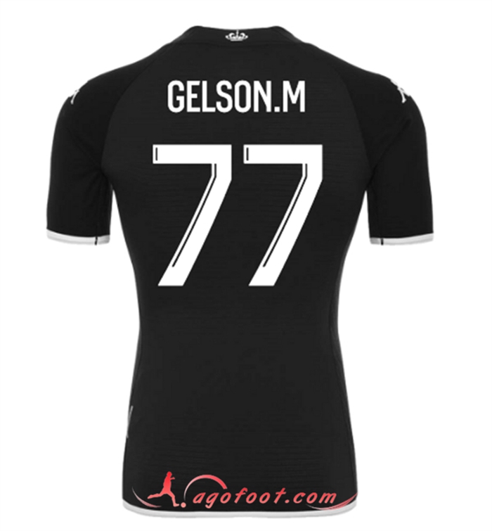 Maillot de Foot AS Monaco (GELSON.M #77) 2022/2023 Exterieur