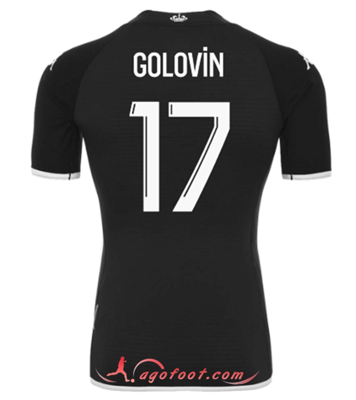 Maillot de Foot AS Monaco (GOLOVIN #17) 2022/2023 Exterieur