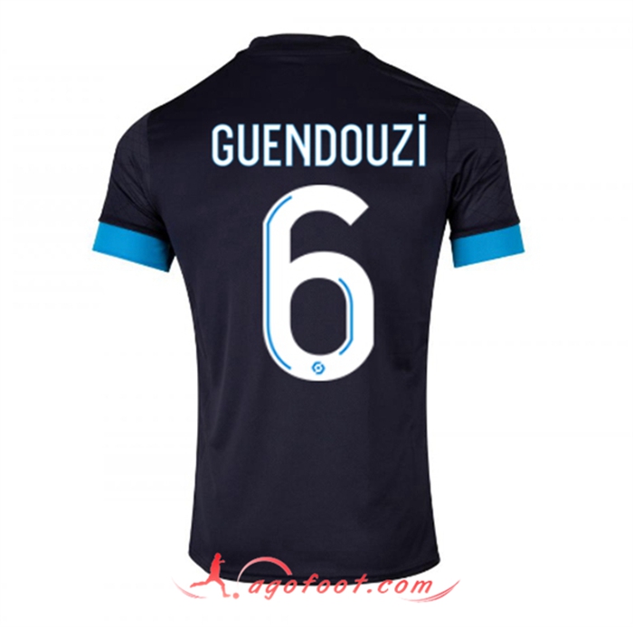 Maillot de Foot Marseille (GUENDOUZI #6) 2022/2023 Exterieur