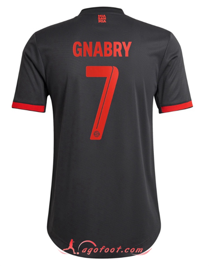 Maillot de Foot Bayern Munich (GNABRY #7) 2022/2023 Third