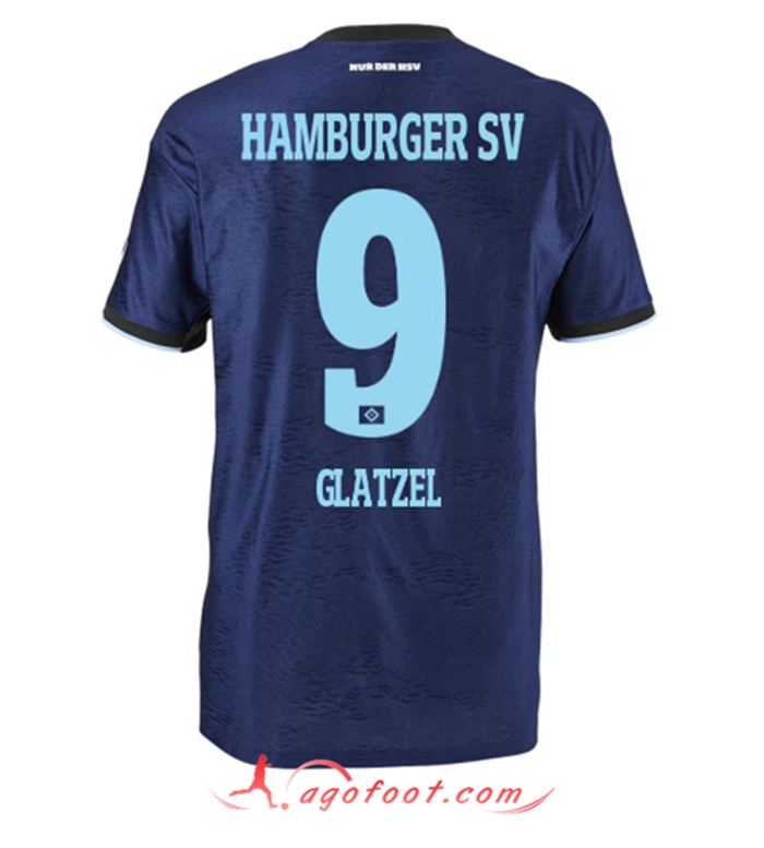 Maillot de Foot HSV Hamburg (GLATZEL #9) 2022/2023 Exterieur