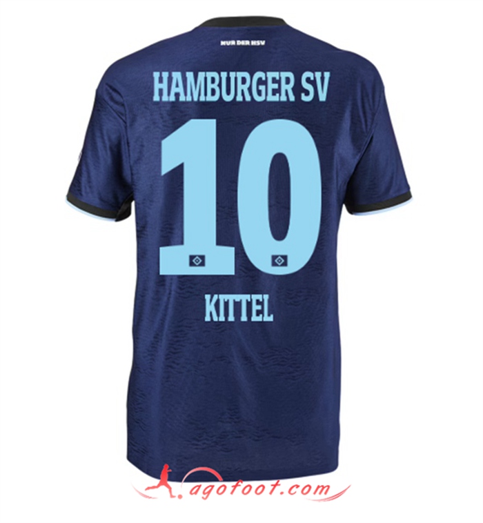Maillot de Foot HSV Hamburg (KITTEL #10) 2022/2023 Exterieur