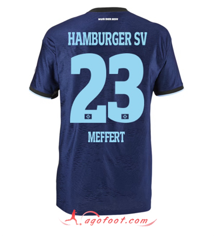 Maillot de Foot HSV Hamburg (MEFFERT #23) 2022/2023 Exterieur