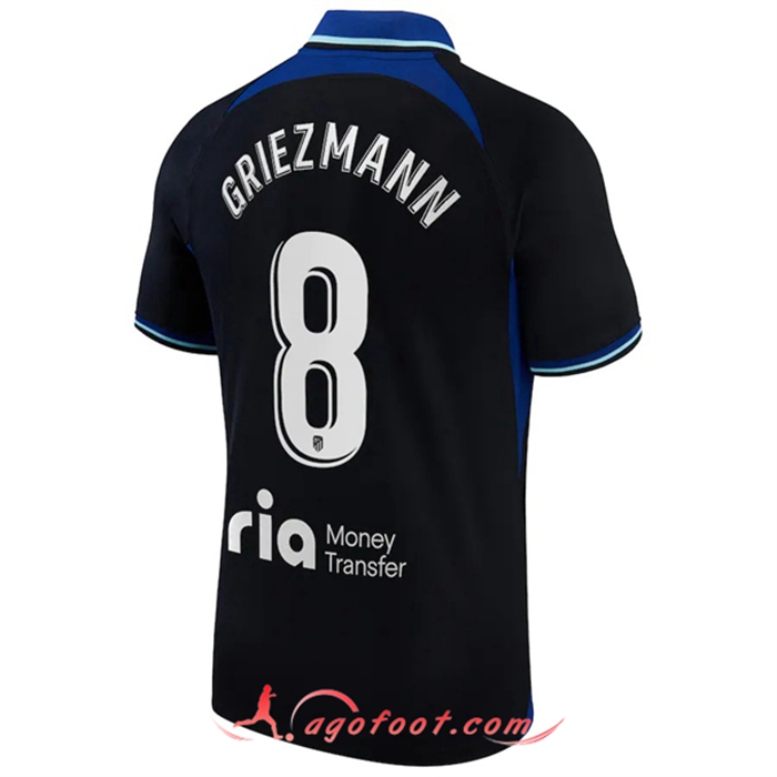 Maillot de Foot Atletico Madrid (GRIEZMANN #8) 2022/2023 Exterieur