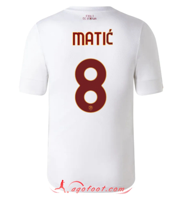 Maillot de Foot As Rome (MATIĆ #8) 2022/2023 Exterieur