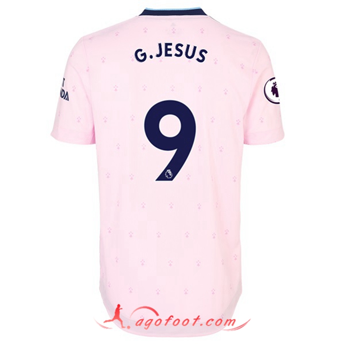 Maillot de Foot Arsenal (G.JESUS #9) 2022/2023 Third