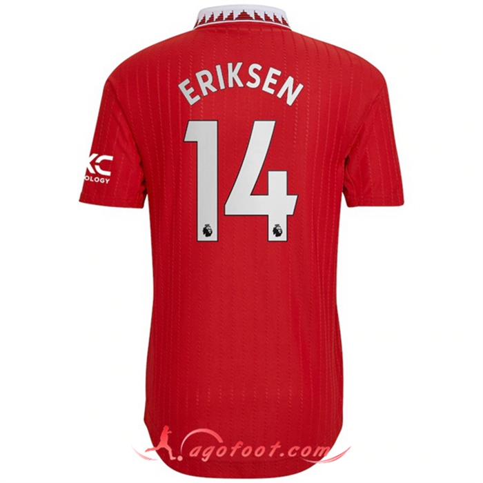 Maillot de Foot Manchester United (ERIKSEN #14) 2022/2023 Domicile