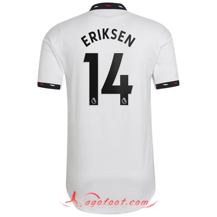 Maillot de Foot Manchester United (ERIKSEN #14) 2022/2023 Exterieur
