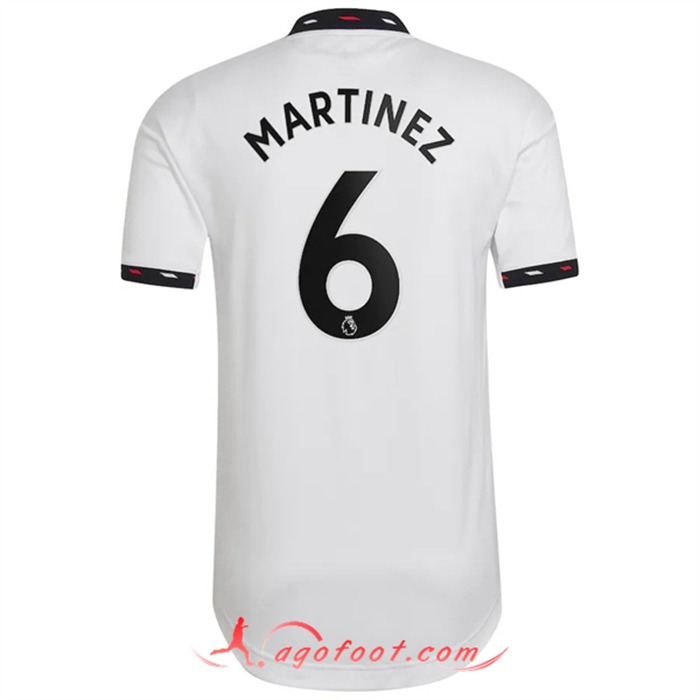 Maillot de Foot Manchester United (MARTÍNEZ #6) 2022/2023 Exterieurd