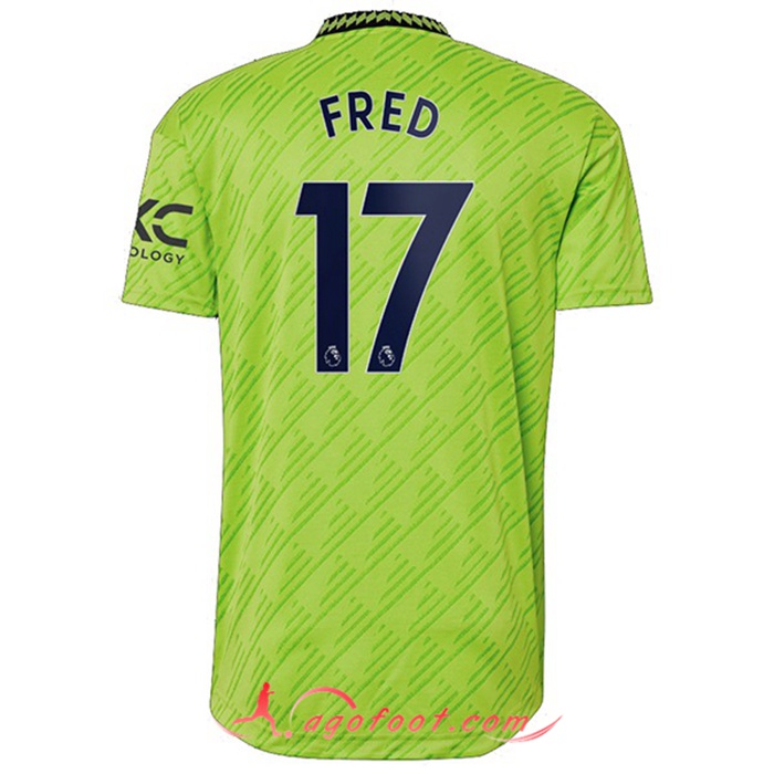 Maillot de Foot Manchester United (FRED #17) 2022/2023 Third