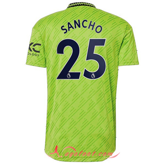 Maillot de Foot Manchester United (SANCHO #25) 2022/2023 Third