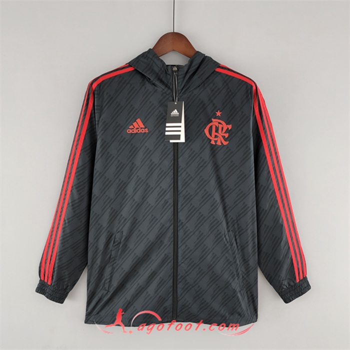 Coupe-Vent Flamengo Noir/Rouge 2022/2023