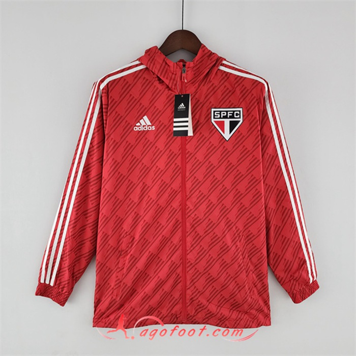 Coupe-Vent Sao Paulo FC Rouge 2022/2023