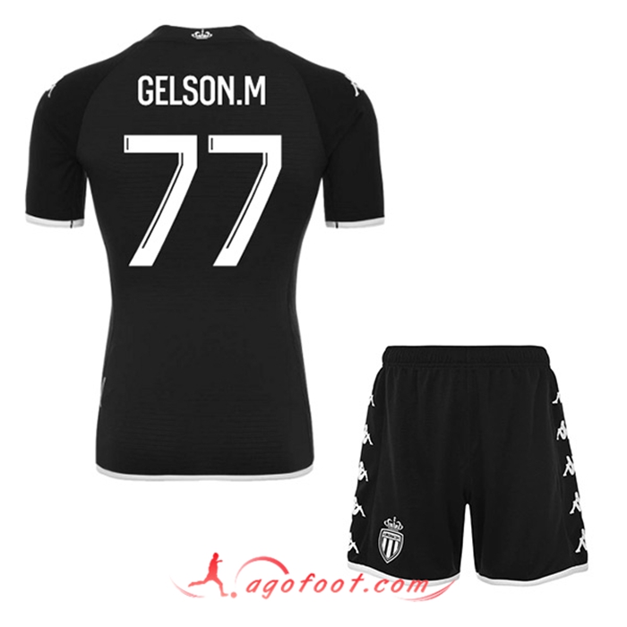 Maillot de Foot AS Monaco (GELSON.M #77) Enfant Exterieur 2022/2023