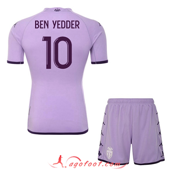 Maillot de Foot AS Monaco (BEN-YEDDER #10) Enfant Third 2022/2023