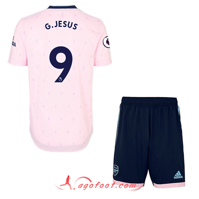 Maillot de Foot Arsenal (G.JESUS #9) Enfant Third 2022/2023