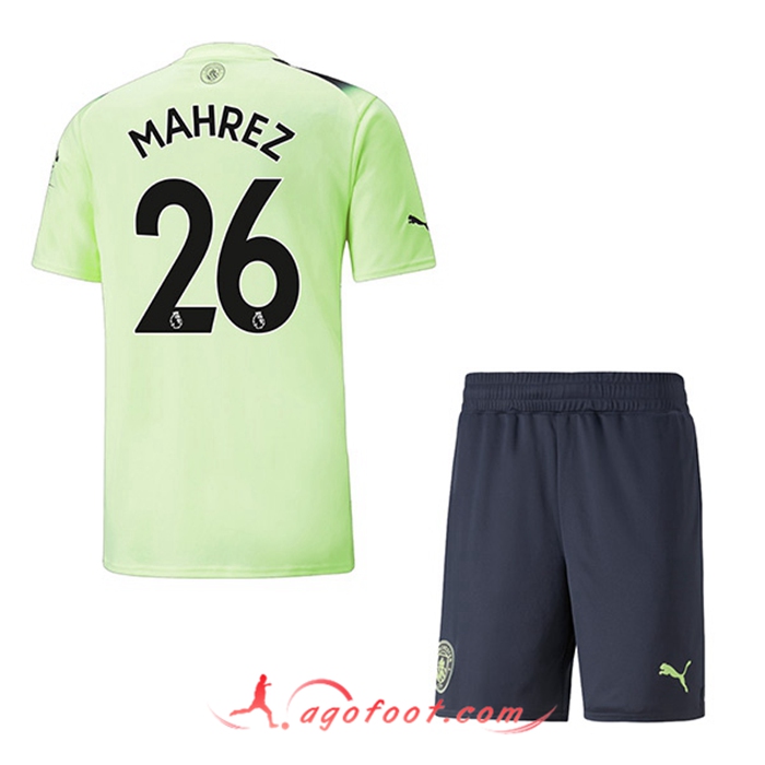 Maillot de Foot Manchester City (MAHREZ #26) Enfant Third 2022/2023