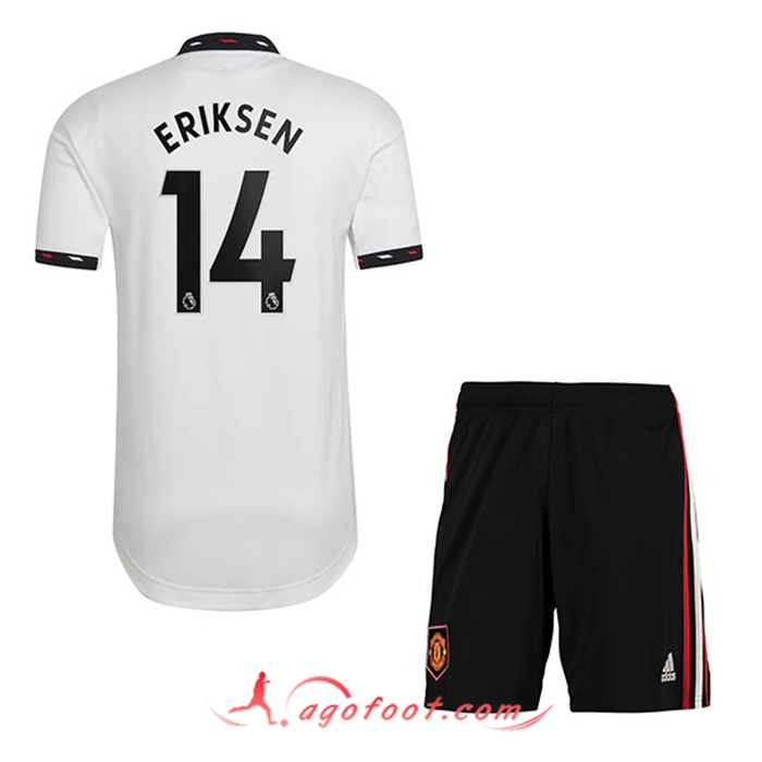 Maillot de Foot Manchester United (ERIKSEN #14) Enfant Exterieur 2022/2023