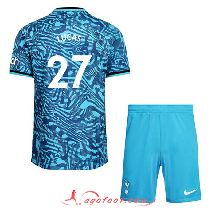 Maillot de Foot Tottenham Hotspur (LUCAS #27) Enfant Third 2022/2023