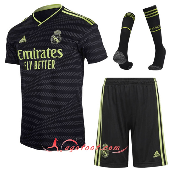 Ensemble Maillot Foot Real Madrid Third (Short + Chaussettes) 2022/2023