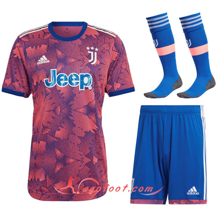 Ensemble Maillot Foot Juventus Third (Short + Chaussettes) 2022/2023