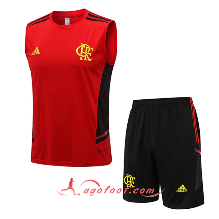 Ensemble Training Debardeur + Shorts Flamenco Rouge 2022/2023