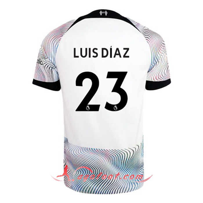 Maillot de Foot Liverpool (LUIS DIAZ #23) 2022/2023 Exterieur