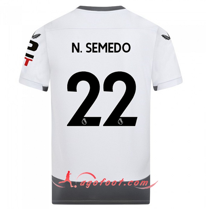 Maillot de Foot Wolves (N.SEMEDO #22) 2022/2023 Third