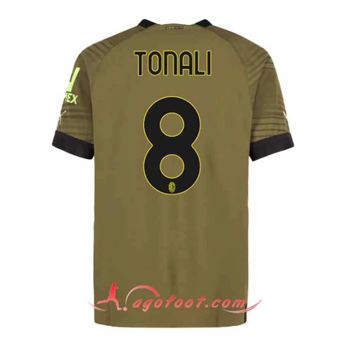 Maillot de Foot Milan AC (TONALI #8) 2022/2023 Third