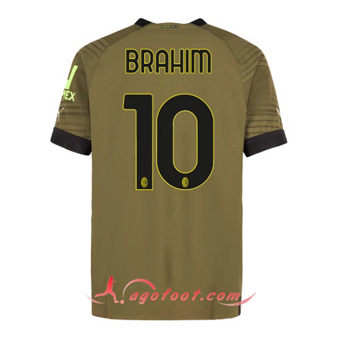 Maillot de Foot Milan AC (BRAHIM #10) 2022/2023 Third