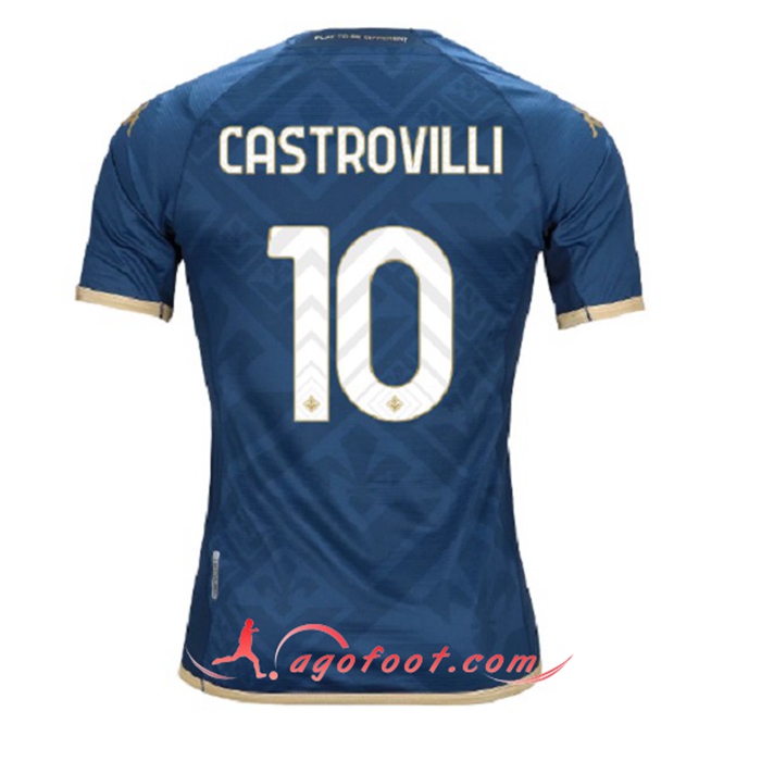 Maillot de Foot ACF Fiorentina (CASTROVILLI #10) 2022/2023 Third