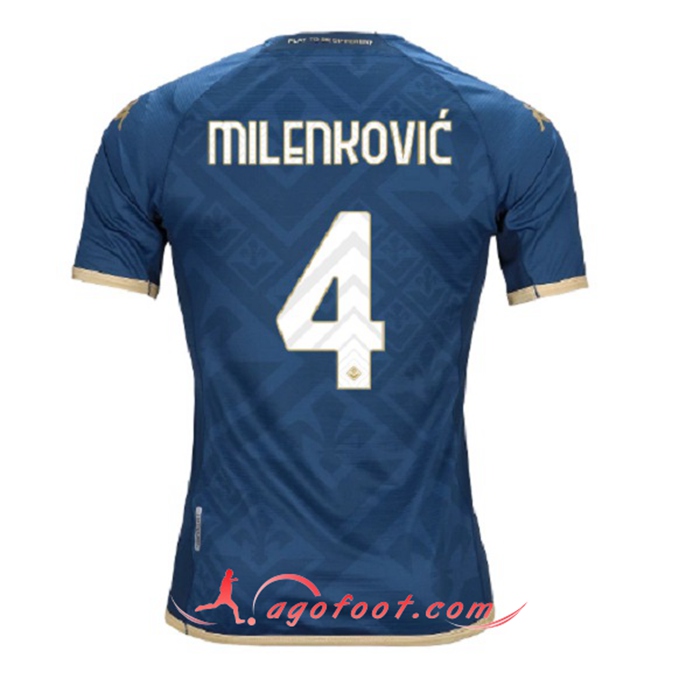 Maillot de Foot ACF Fiorentina (MILENKOVIĆ #4) 2022/2023 Third